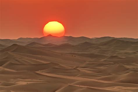 Desert and sun - 